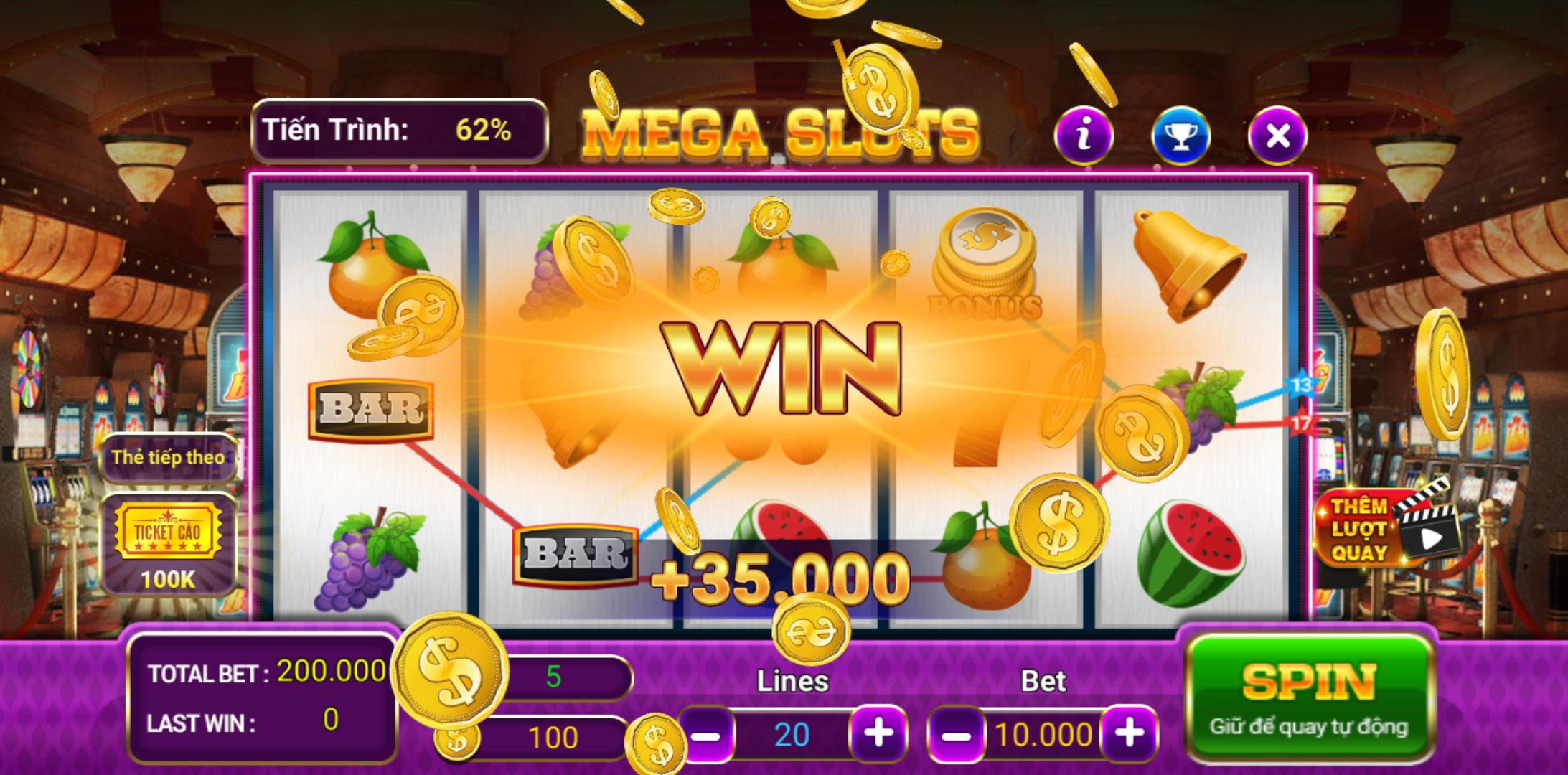 Biểu tượng tỷ lệ thắng cao và jackpot khủng của ok365m